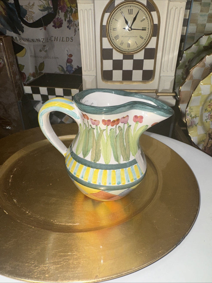 Mackenzie Childs Poplar Ridge Ceramic Creamer