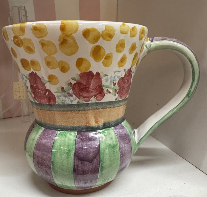 Mackenzie Childs Forest Home  TAYLOR MUG Only Hand Painted Majolica 2019