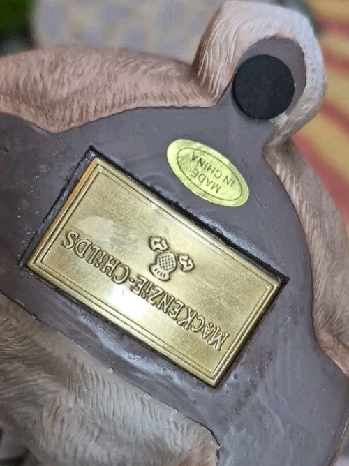 Mackenzie Childs Courtly Cottage With Courtly Check Bunny Rabbit  Retired