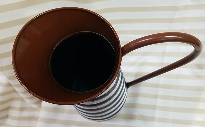 Mackenzie Childs  "Show Your Stripes" Watering Can  New- Retired Pattern