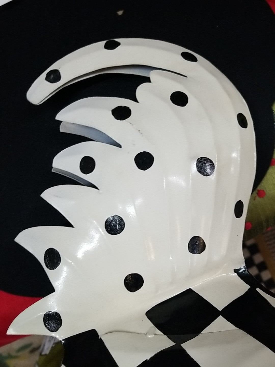 New Mackenzie Childs Checkerdot Rooster - Large 18.75” Tall