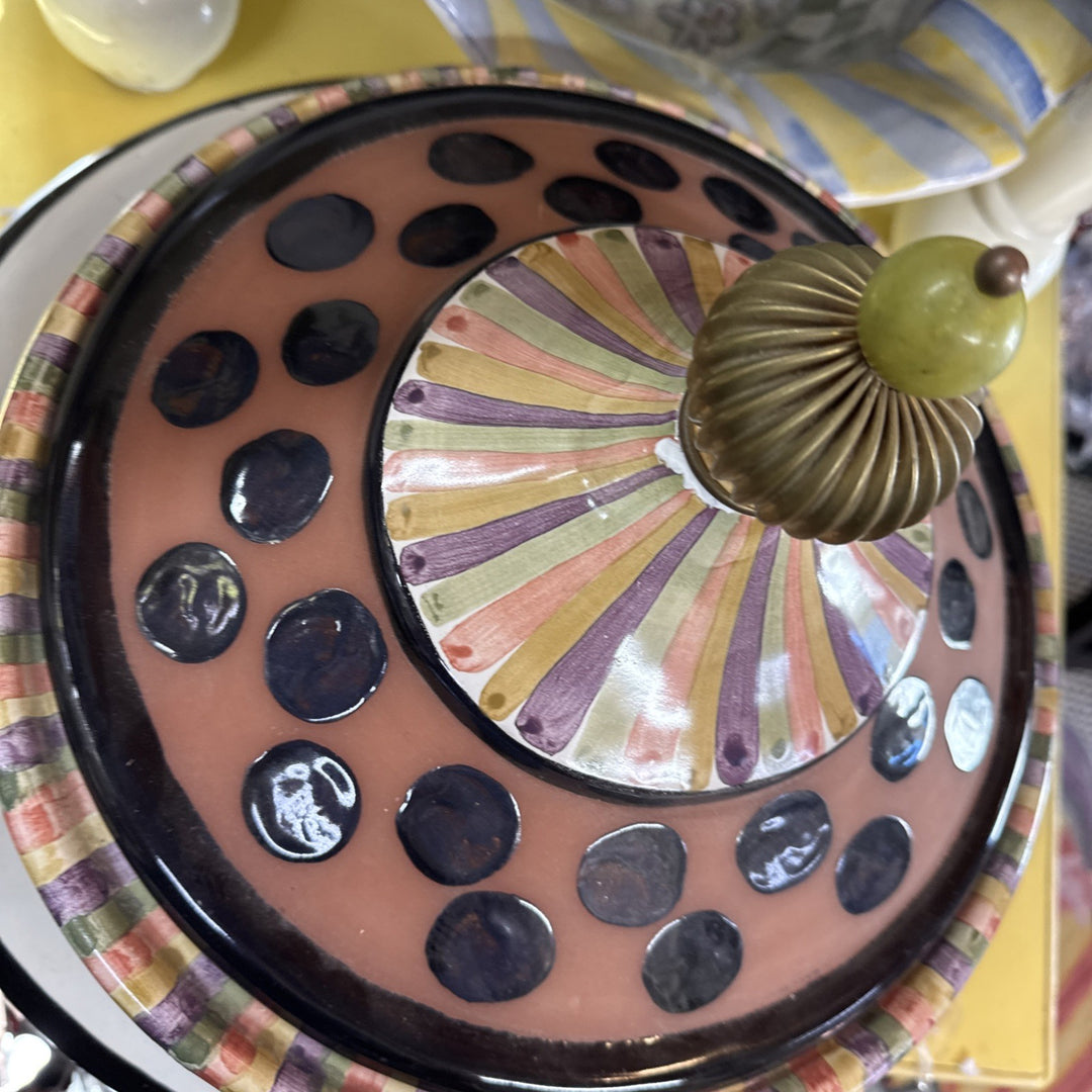 Mackenzie Childs Piece De Resistance Lidded Tureen Second Not Finished