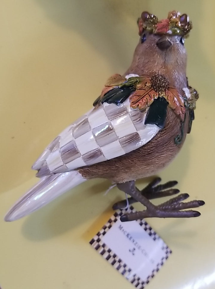 Mackenzie Autumnology Birds Childs Set Of 3 Figurines New In Box