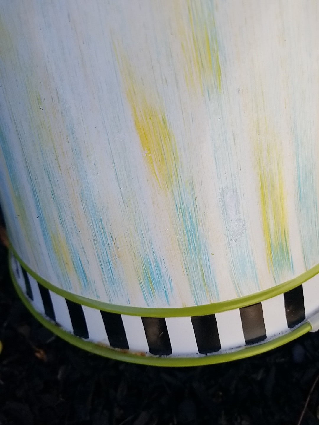 MacKENZIE CHILDS RETIRED Outdoor Metal  Toad Stool- Small