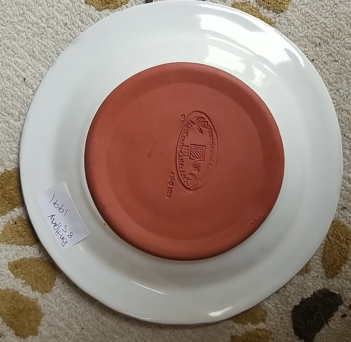 MacKenzie-Childs Vintage Brittany Dessert Plate 8.5” vintage 1991