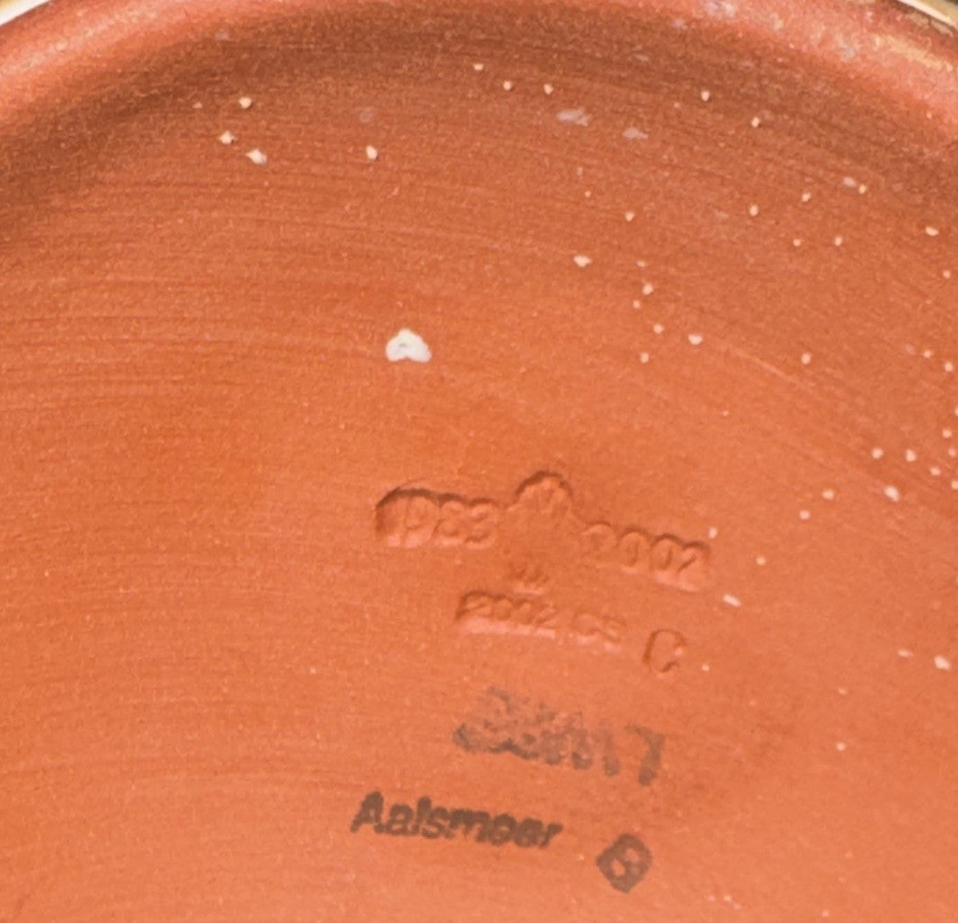 MacKenzie Childs Taylor Aalsmeer  Thumbprint Handmade In Aurora Coffee Mug 2003