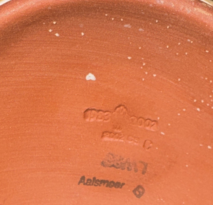 MacKenzie Childs Taylor Aalsmeer  Thumbprint Handmade In Aurora Coffee Mug 2003