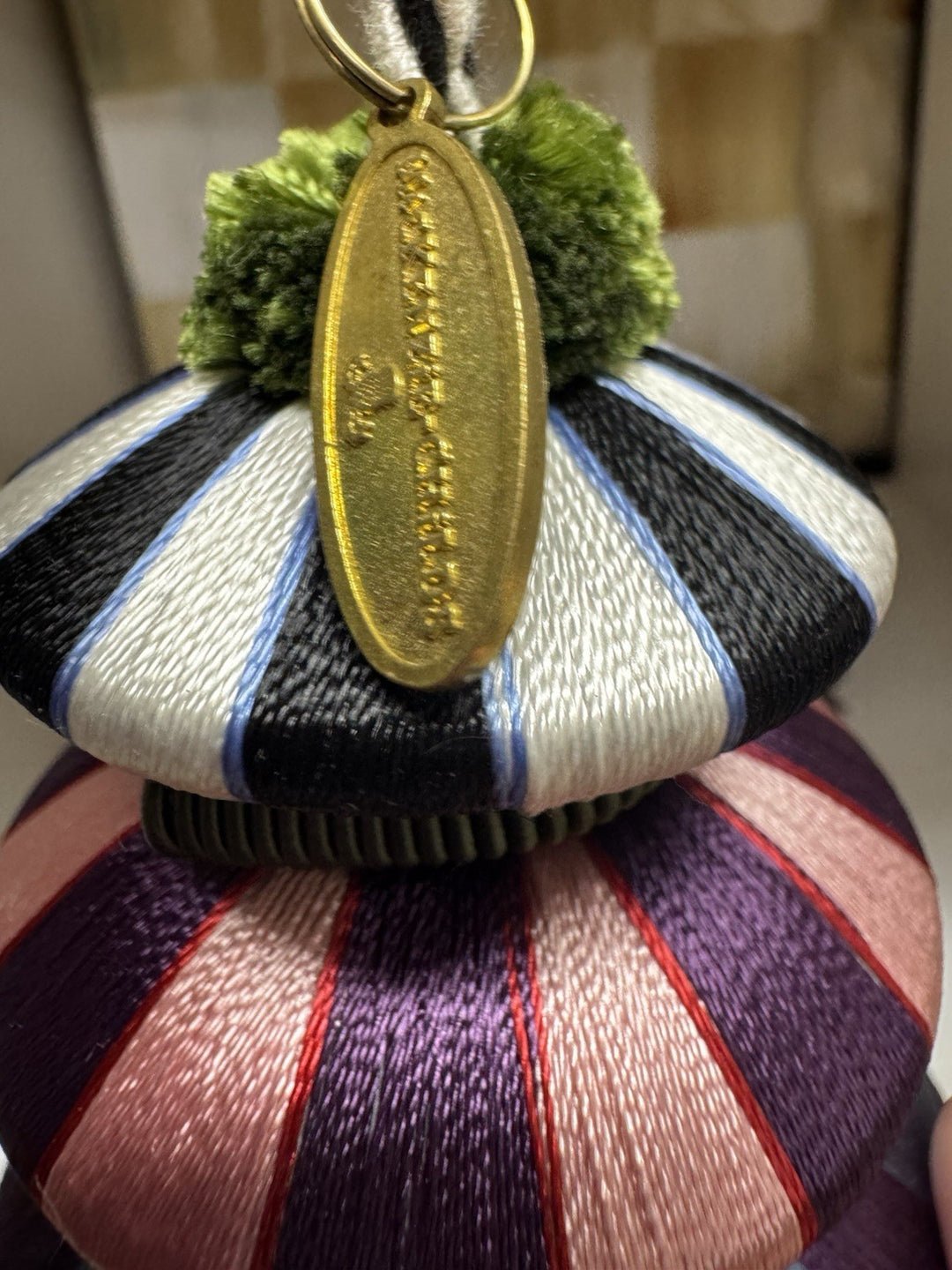 MacKenzie Childs Moonlight Garden Lolo Tassel With Tag- Retired