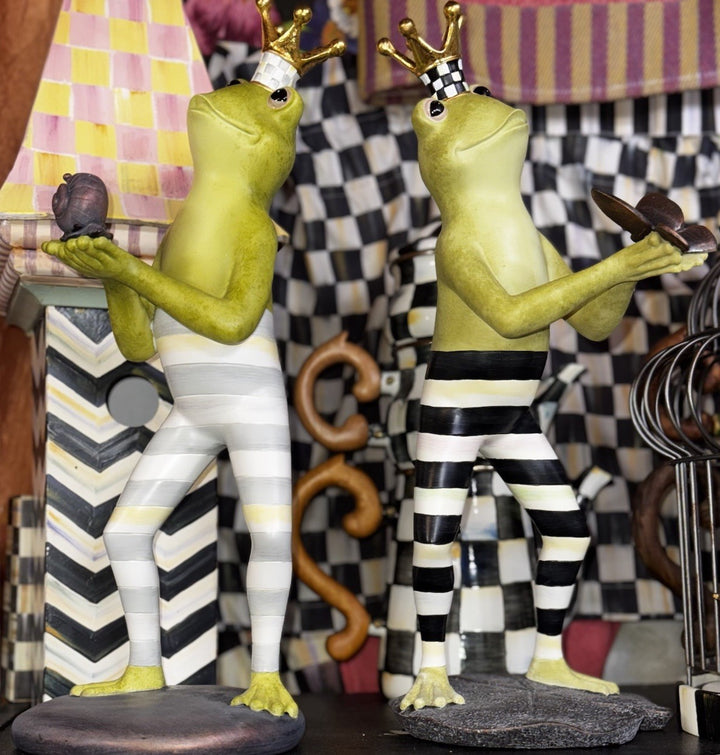 MacKenzie- Childs Exclusive Courtly Check Fergal the Frog New