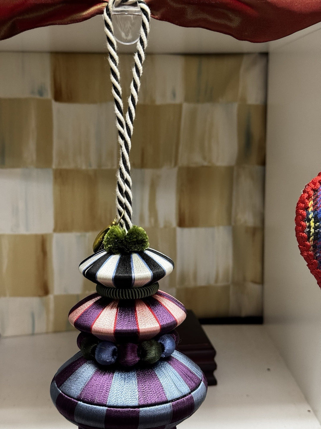 MacKenzie Childs Moonlight Garden Lolo Tassel With Tag- Retired