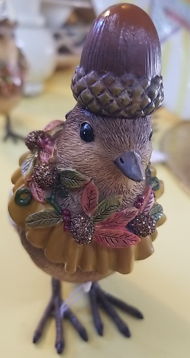 Mackenzie Autumnology Birds Childs Set Of 3 Figurines New In Box