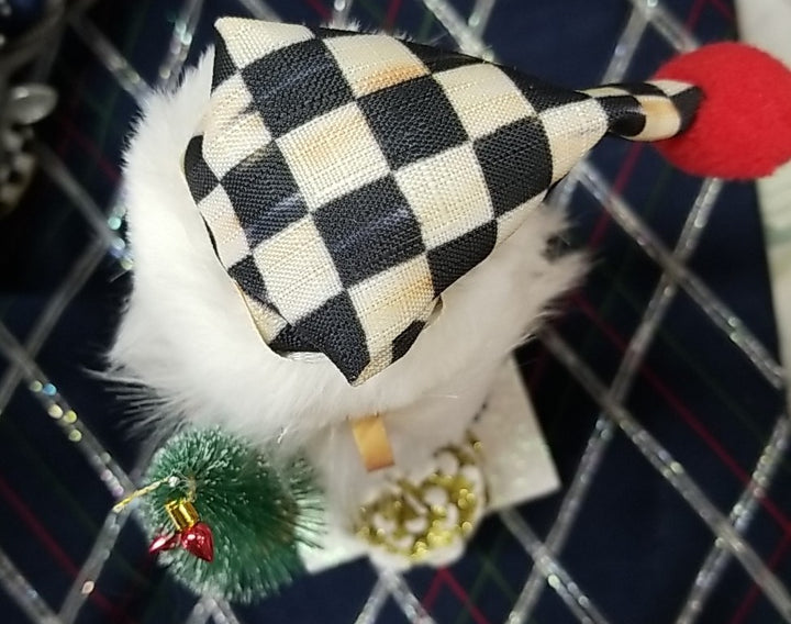 MacKenzie Childs Rooftop Santa Claus Nutcracker 9" Tall Christmas- New