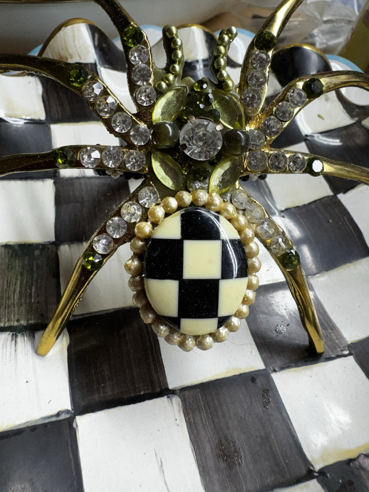 Mackenzie Childs Charlotte Spider Napkin Ring Retired- Retired