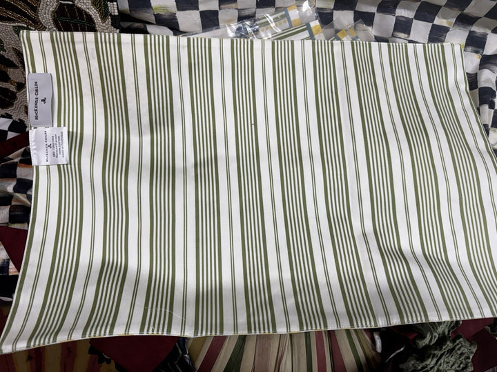 Mackenzie Childs Dandelion Striped Napkin NIP Set Of 2- Retired Pattern