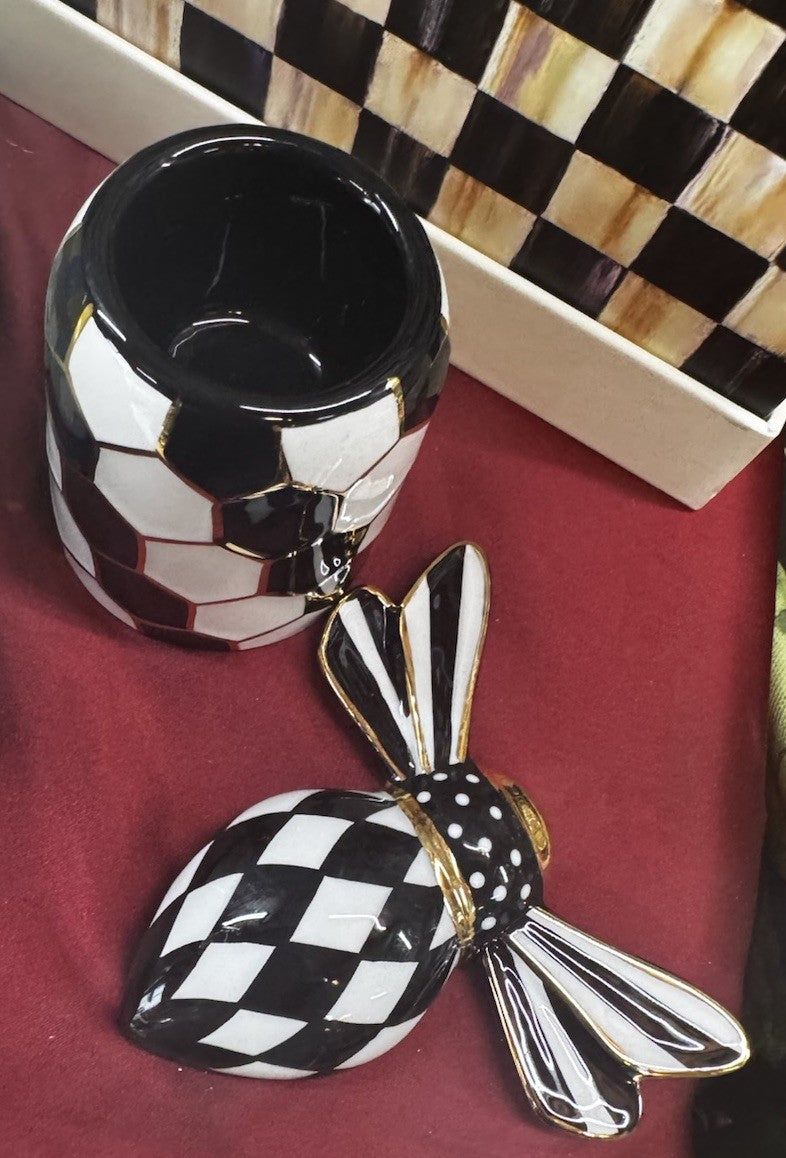 MacKenzie-Childs Queen Bee Hostess Set New In Box