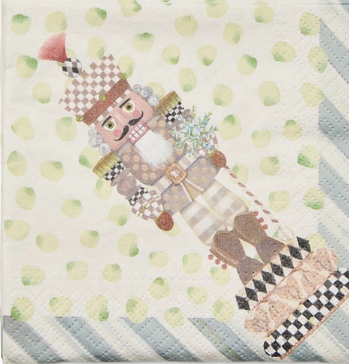 Mackenzie Childs Nutcracker Paper Cocktail Napkins 20 pack, Retired