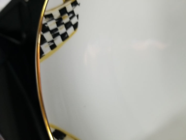 Mackenzie Thistle And Bee Ribbon Dinner Plate Childs 10" New