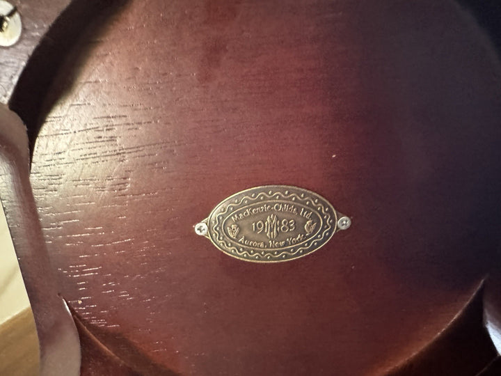 Mackenzie Childs Courtly Check Stack Squash Pot Tiffin Set 1995 Enamel