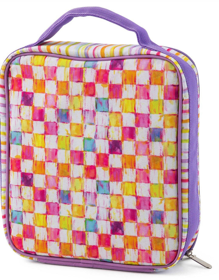 Hard to find MacKenzie-Childs Courtly Check Unicorn Lunch Box New with tags