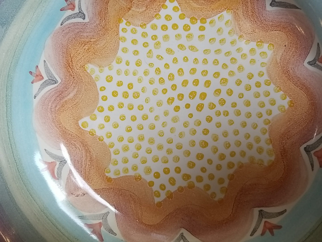 MacKenzie-Childs Vintage Brittany Dessert Plate 8.5” vintage 1991