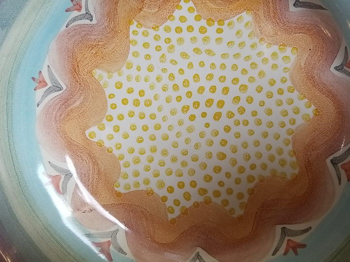 MacKenzie-Childs Vintage Brittany Dessert Plate 8.5” vintage 1991