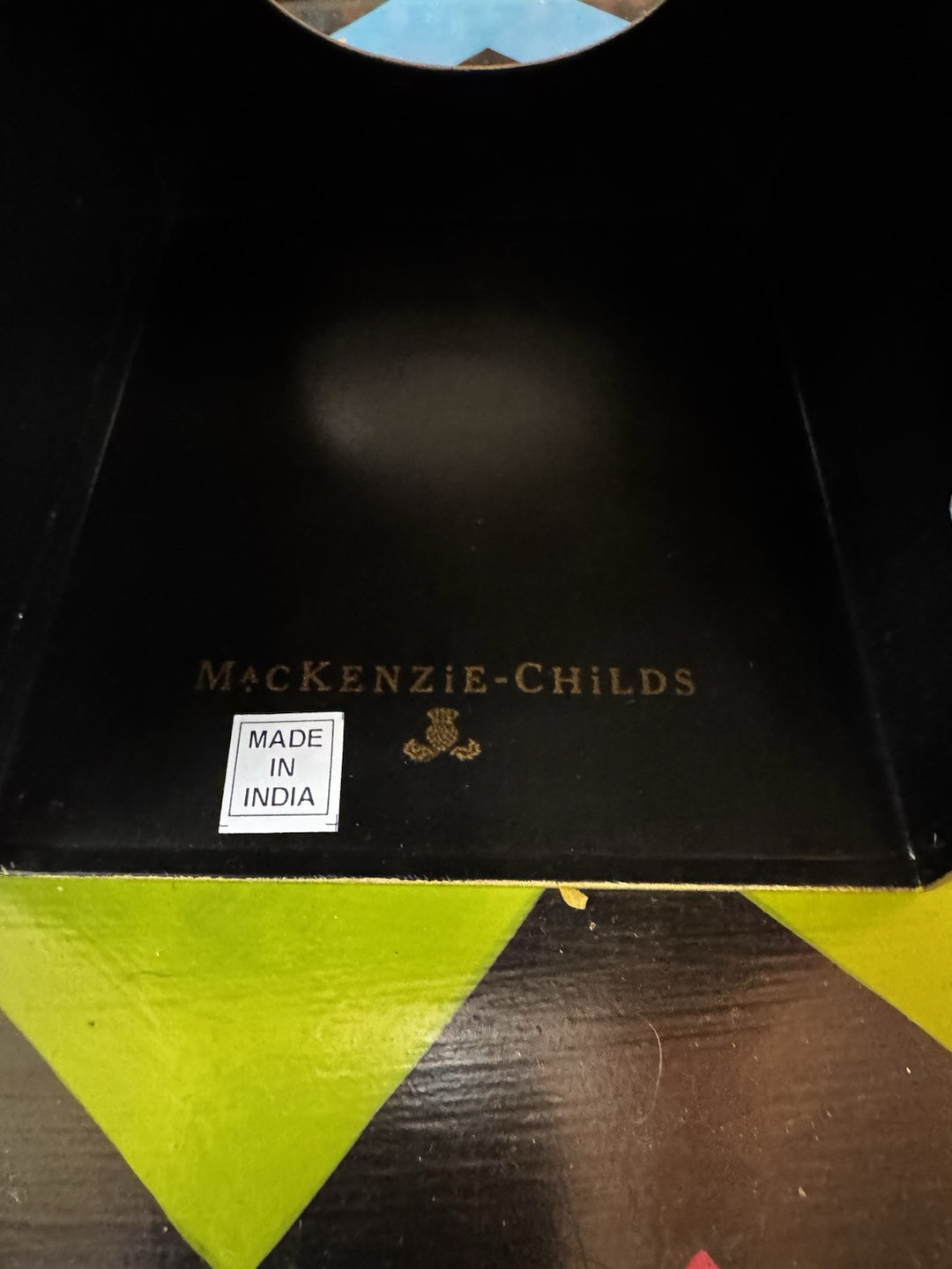 Mackenzie Childs White  Trampoline Tissue Box Holder Cover -  With Washcloth-new