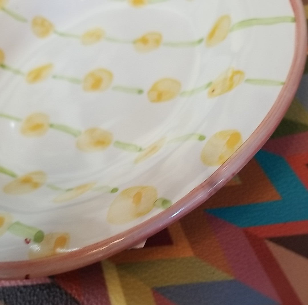 MacKenzie Childs Vintage  Fenwick Dessert Plate 8” 2004  vintage