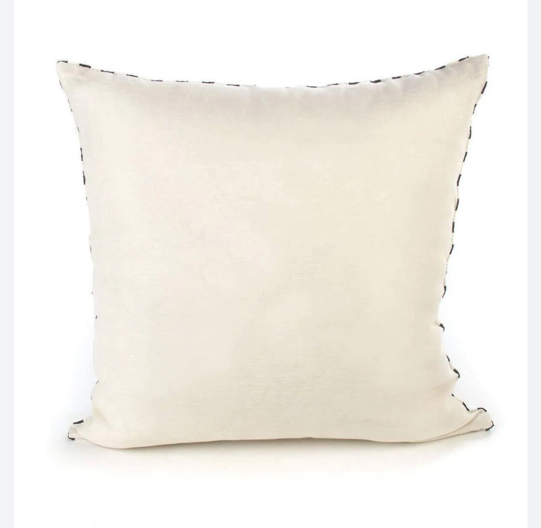 MacKenzie-Childs Cutting Garden  Retired Beaded Courtly Stripe With Flowers