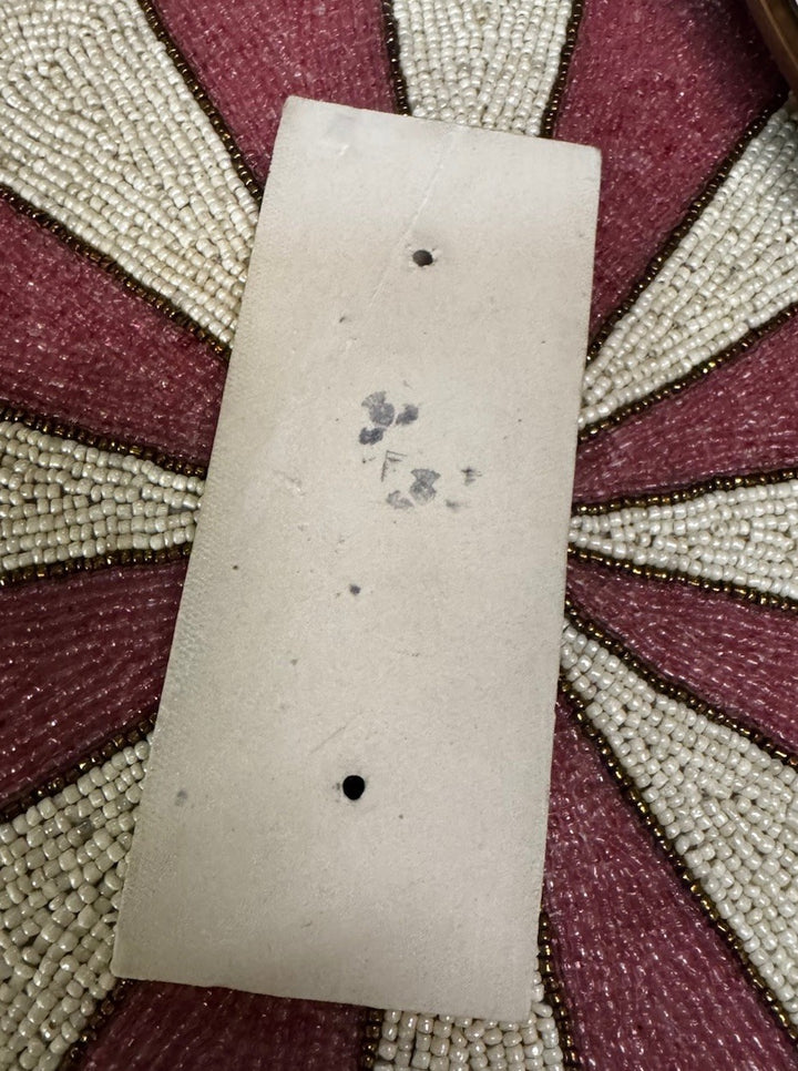 MACKENZIE CHILDS  HOUSE NUMBER “2”COURTLY CHECK TILE NEW 7" X 3"