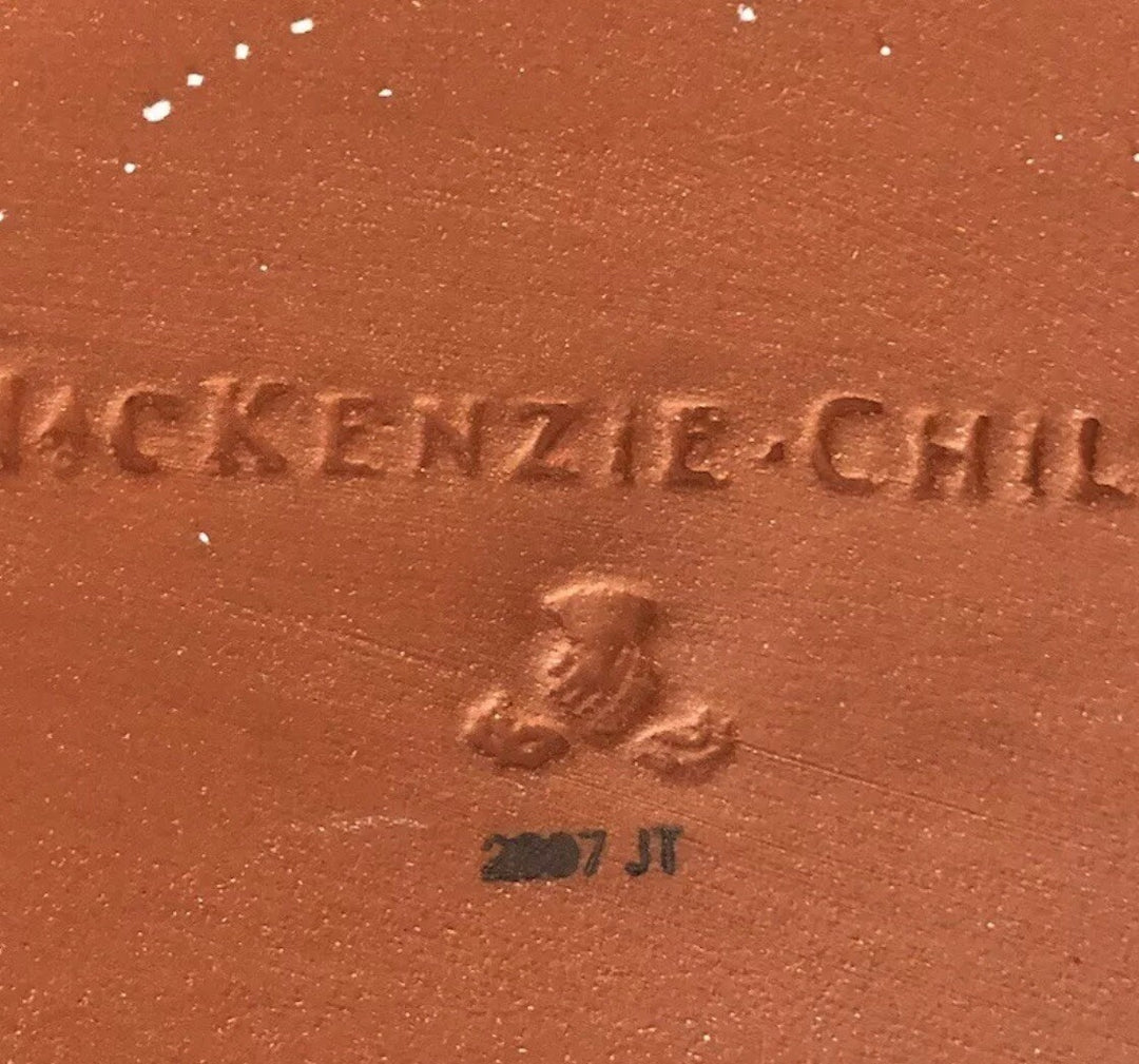 Mackenzie Childs Scalloped Dinner Plate 2007 Sunny side Up 11”- Retired