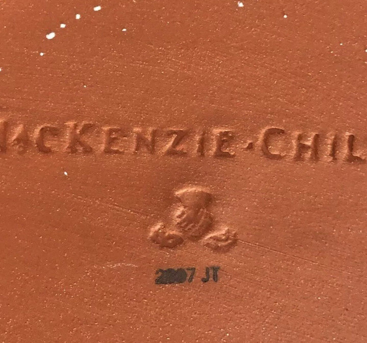 Mackenzie Childs Scalloped Dinner Plate 2007 Sunny side Up 11”- Retired