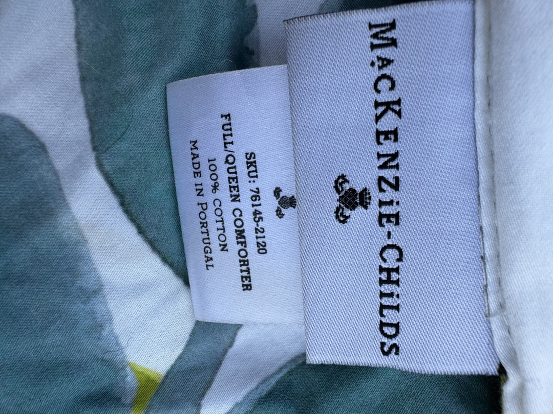 Mackenzie Childs Kira's Garden Comforter Full/Queen 4 Shams