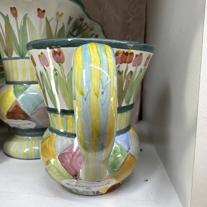NEW One Mackenzie Childs Poplar Ridge TAYLOR MUG  Ceramic Majolica