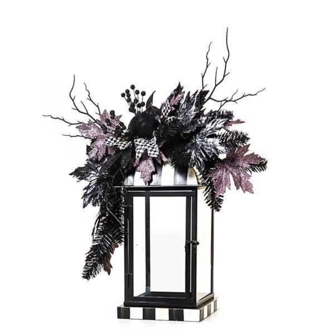 MacKENZIE CHILDS HALLOWEEN SPELLBOUND LANTERN  18” Tall New