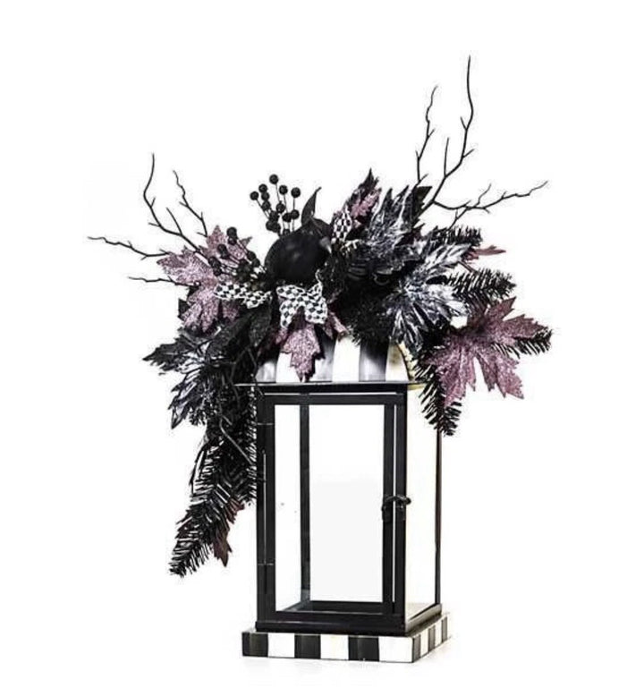 MacKENZIE CHILDS HALLOWEEN SPELLBOUND LANTERN  18” Tall New