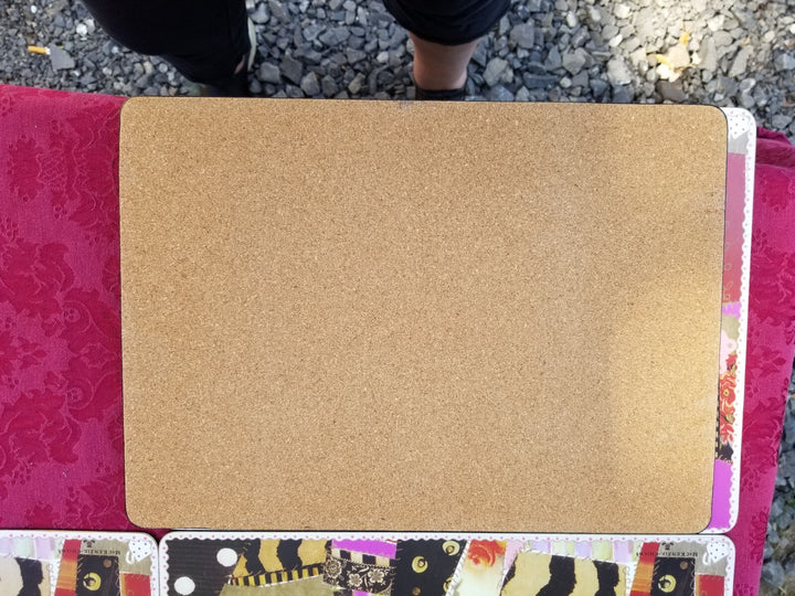 MacKenzie Childs Cork Back GLOBAL MISSION MAPS Placemats Set Of 4