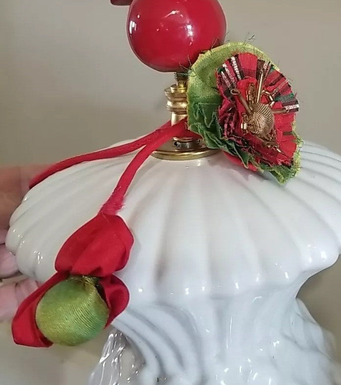 Mackenzie childs Tartan  Napkin ring Set Of 2. Wired 12" Retired