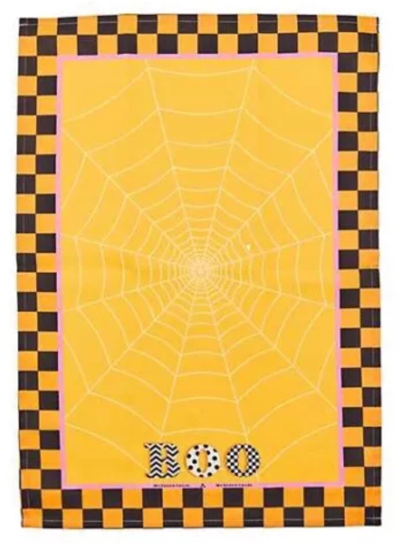 Brand New Mackenzie Childs BOO Dish Towel- New