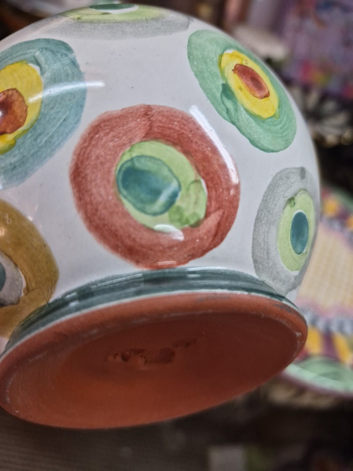 MACKENZIE CHILDS  Bubble BUD VASE Ceramic NEW- Retired Pattern