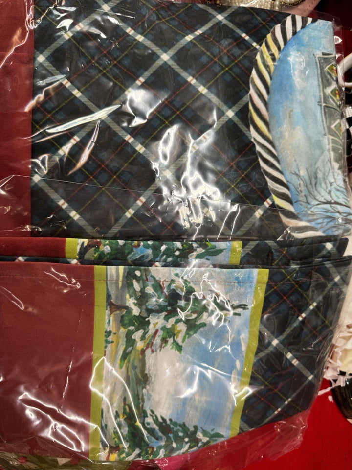 MACKENZIE CHILDS HIGHBANKS DISH TOWELS SET of-2 NEW in package