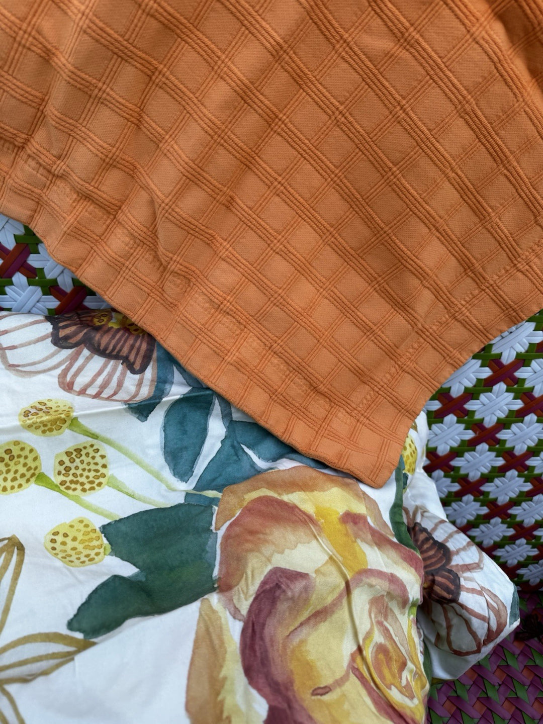 Mackenzie Childs Kira's Garden Comforter Full/Queen 4 Shams