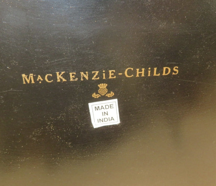 MACKENZIE CHILDS HIGHLAND Retired Metal  Tartan serving tray  15"x20" Excellent