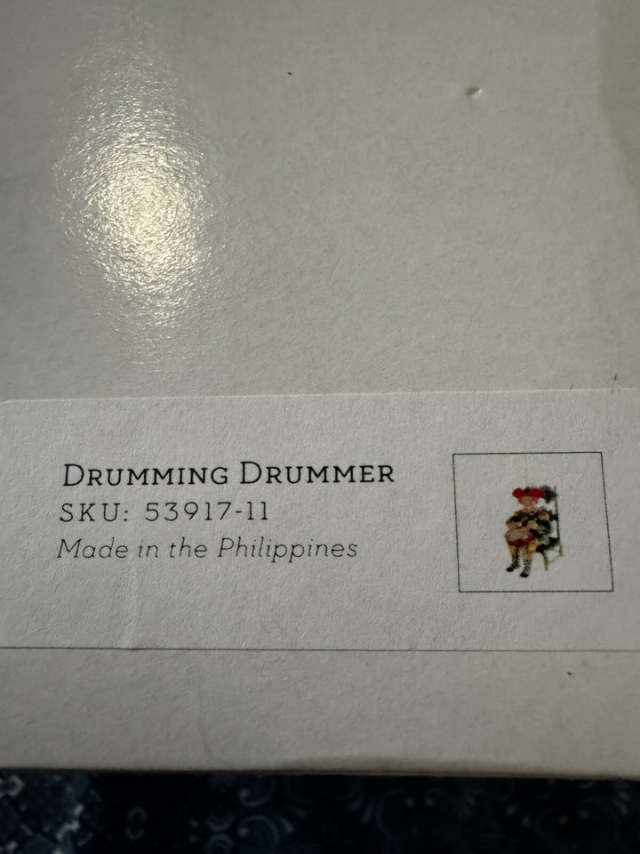 Mackenzie Childs Twelve Days Of Christmas Drummer Drumming  With Box