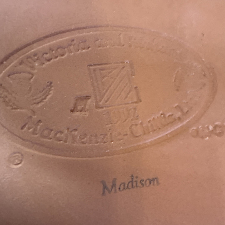 MacKenzie-Childs Madison Pattern Dinner Plate, 11 And 5/8 In, Flat Rim 1992