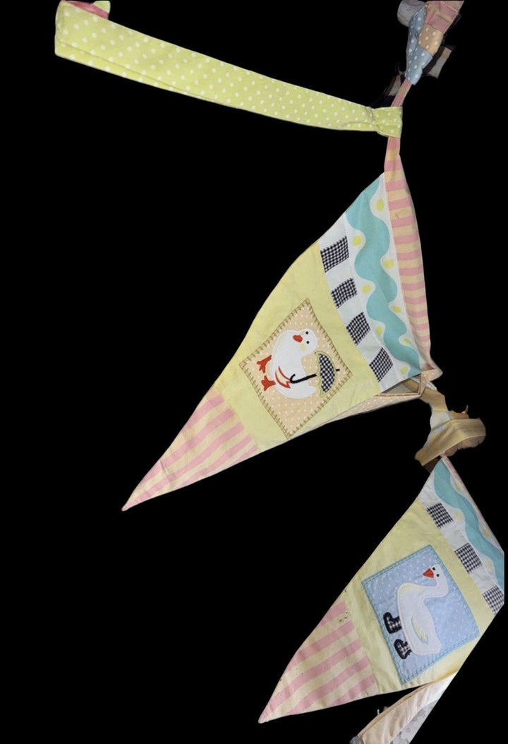 Mackenzie Childs DUCK DUCK GOOSE Pennant Flags Retired