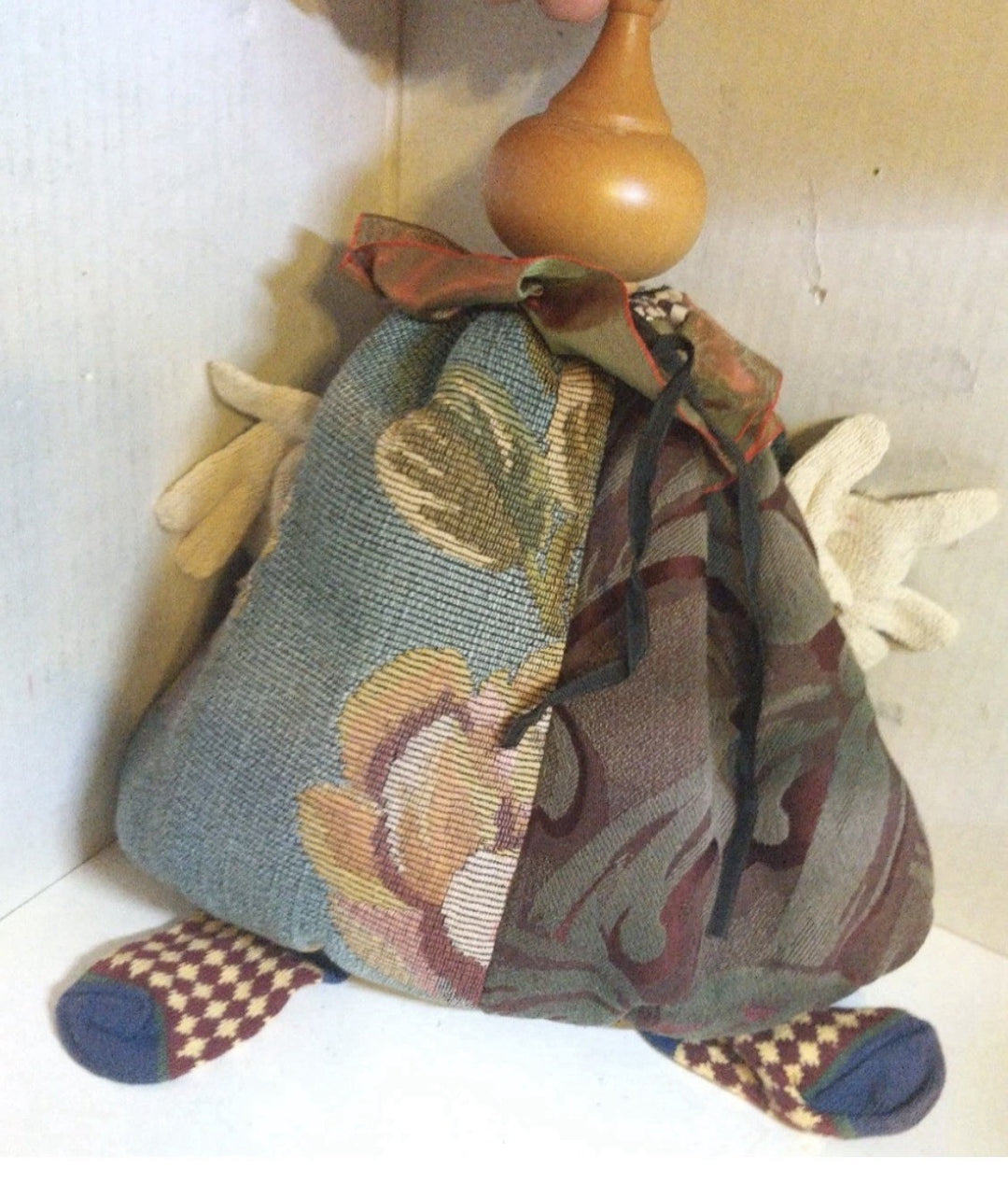 VICTORIA AND RICHARD MACKENZIE CHILDS CHERRY PIT DOLL BED WARMER Vintage
