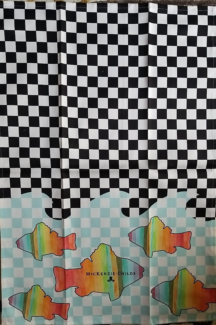 Mackenzie Child’s Rainbow Fish Dish / Tea Towel - NWT