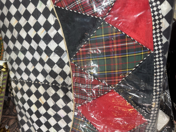 MACKENZIE-CHILDS Harlequin TARTASTIC TARTAN TREE SKIRT,NEW 60”