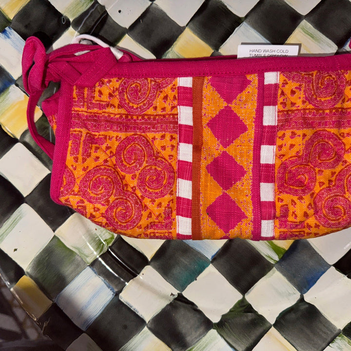 mackenzie childs Capris Brush Bag Bag 9.5”X 5.5 Retired Pattern New In Bag