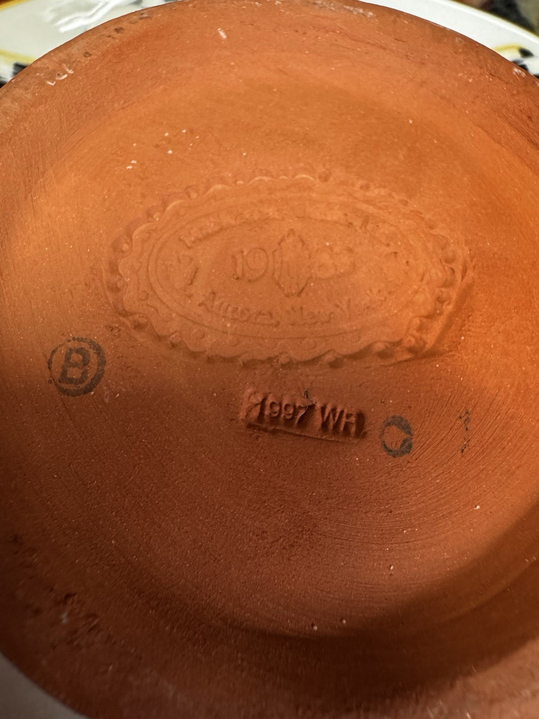 Mackenzie Childs Green sweet Pea - Bowl Honeymoon Retired 8.5” Ceramic